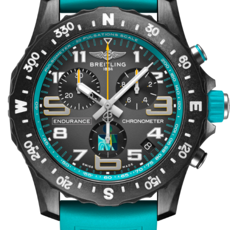 Kopi Omega Seamaster Diver 300M 75-års jubileum sommerblå klokke